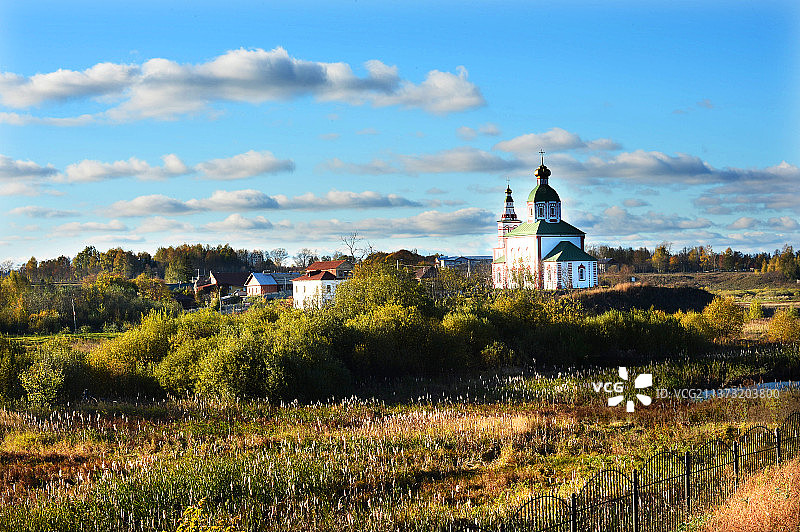 俄罗斯，苏兹达里风光。图片素材
