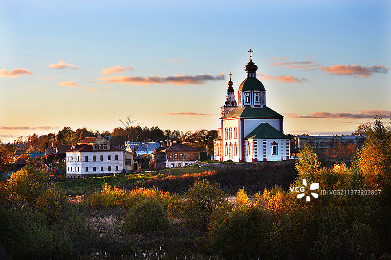 俄罗斯，苏兹达里风光。图片素材