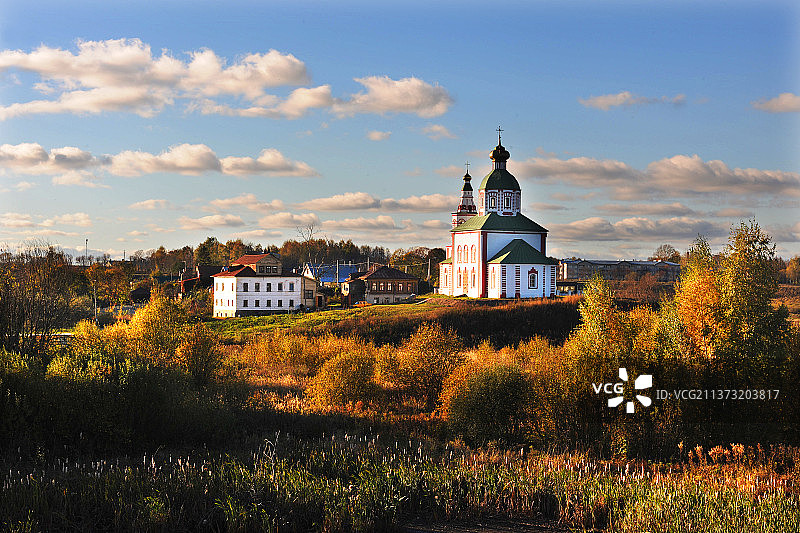 俄罗斯，苏兹达里风光。图片素材