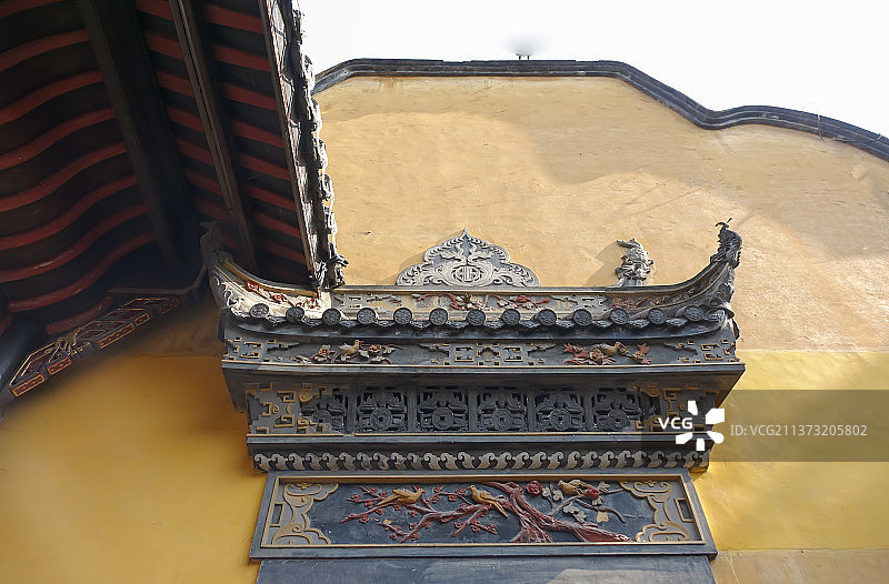 历史古迹建筑低视角局部特写图片素材