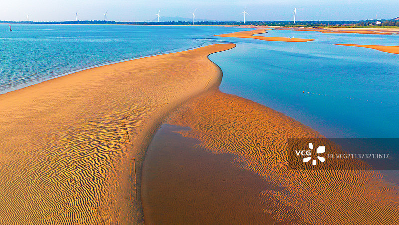北部湾海洋沙滩风貌图片素材