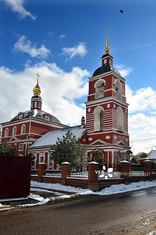 俄罗斯，谢尔盖耶夫风景。图片素材