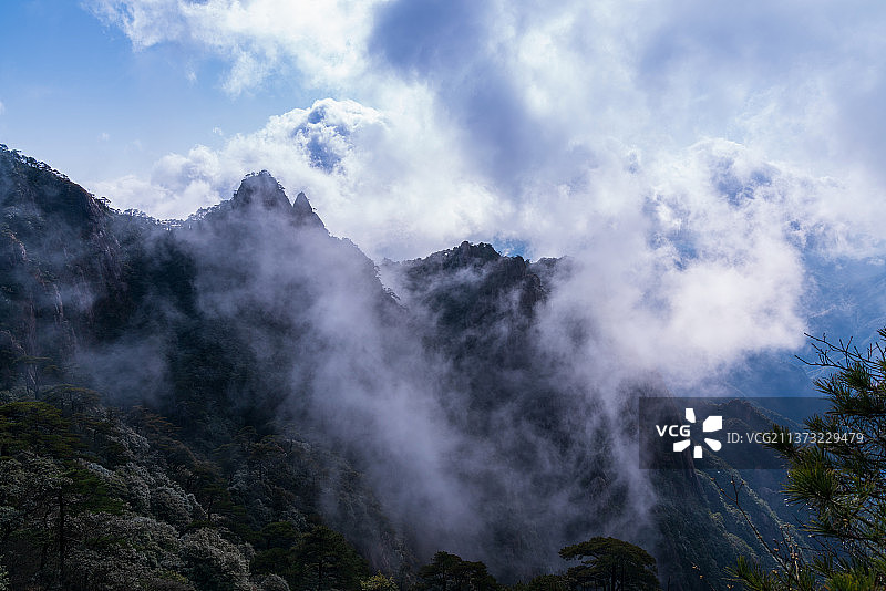江西上饶三清山西海岸景区风光图片素材