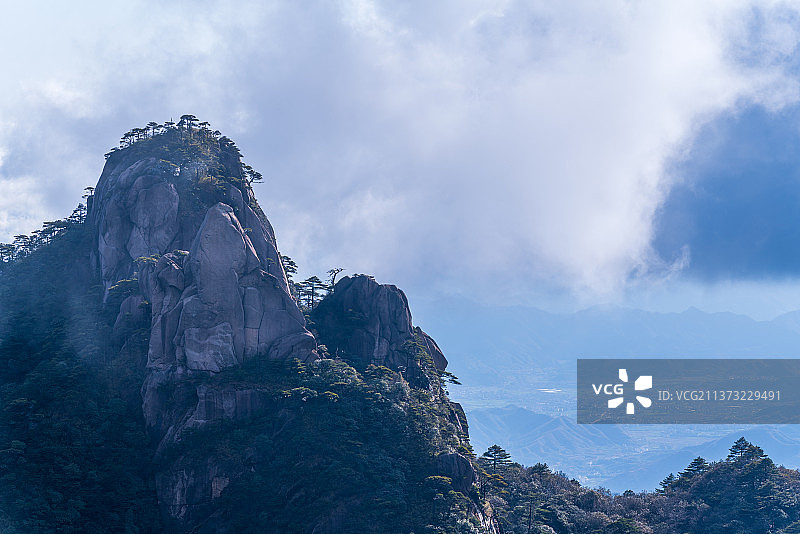 江西上饶三清山西海岸景区风光图片素材