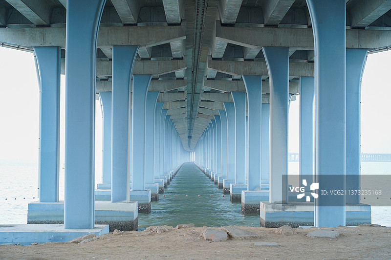 桥底走廊图片素材