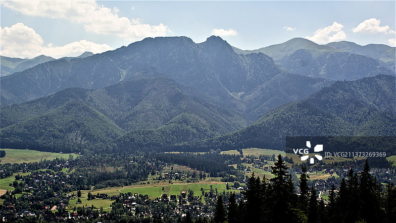 波兰扎科帕内塔特拉山脉风光图片素材
