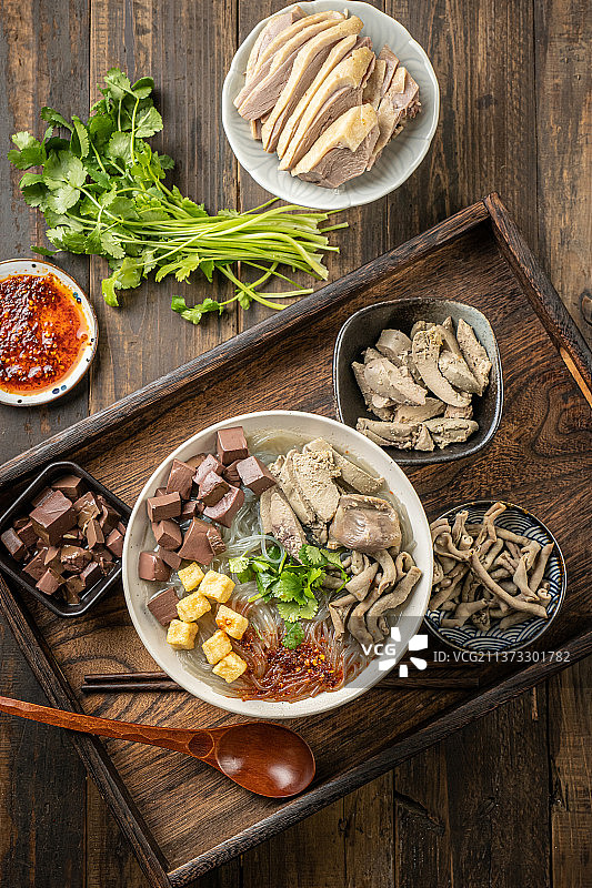 南京鸭血粉丝汤图片素材