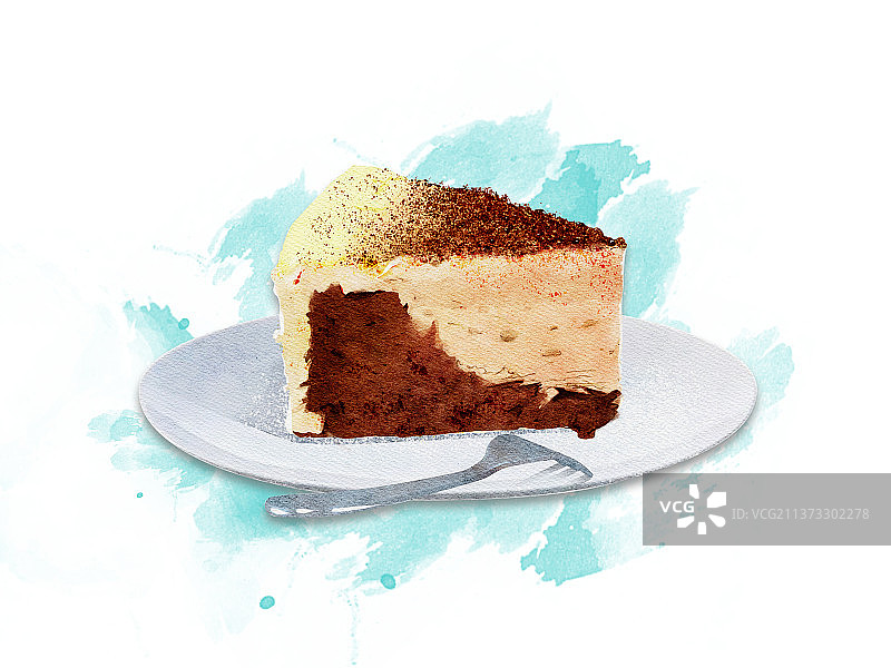 蛋糕甜点-黑森林慕斯蛋糕图片素材