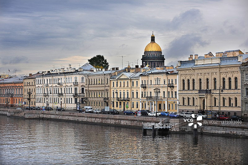 2015年09月30日，俄罗斯，伊萨基耶夫教堂。图片素材