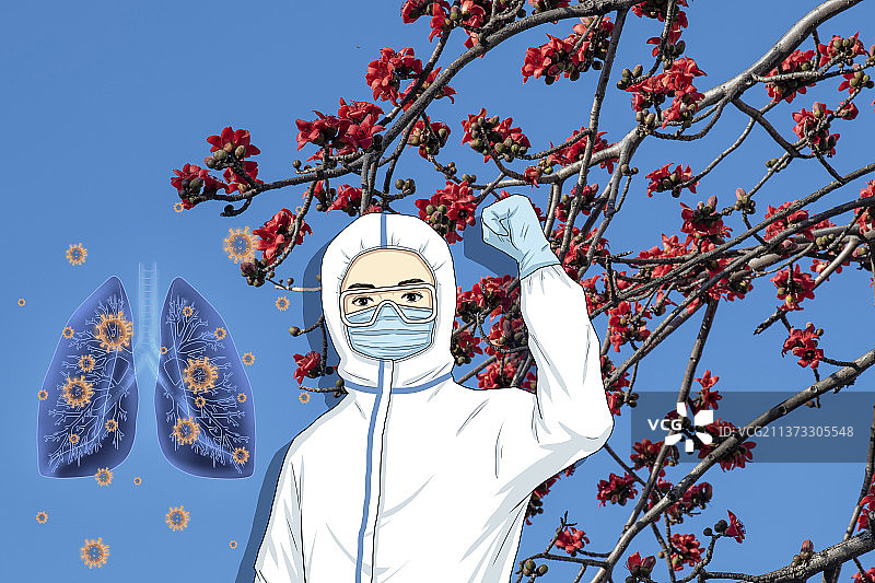 抗疫英雄图片素材