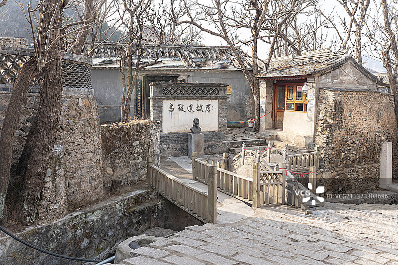 北京市门头沟王坪镇韭园马致远故居图片素材