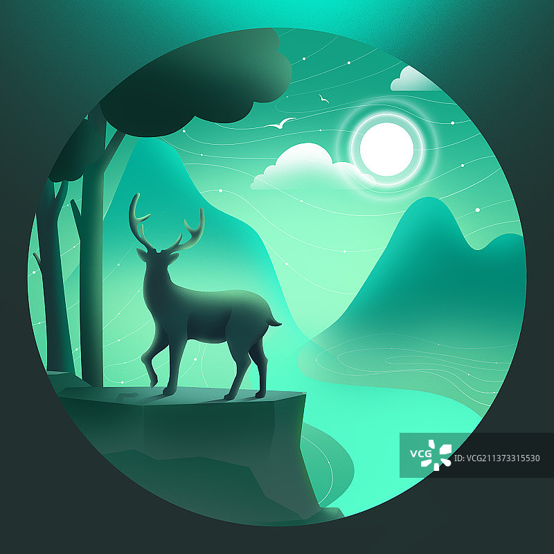 迷鹿图片素材