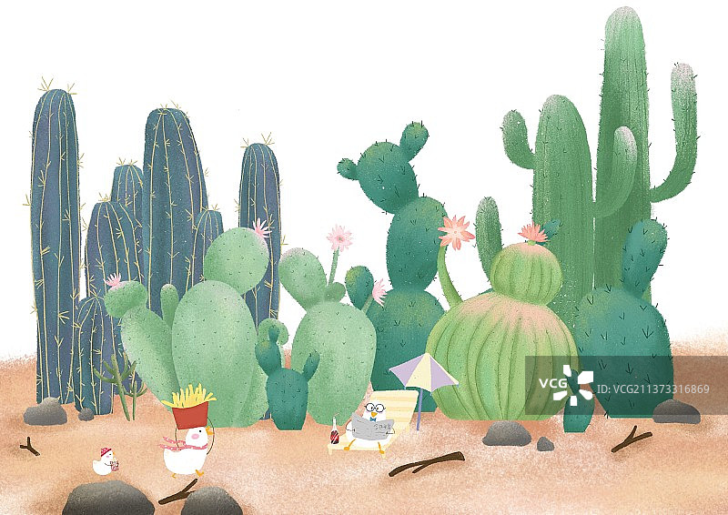 沙漠绿洲图片素材