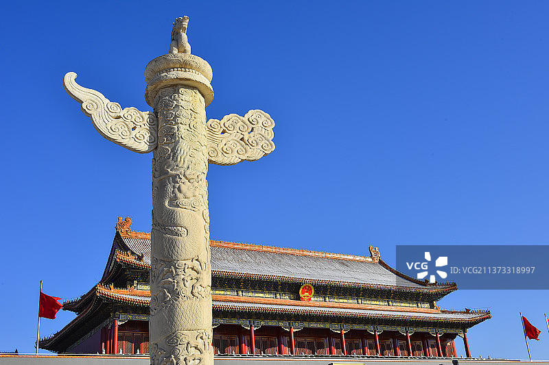 天安门华表图片素材