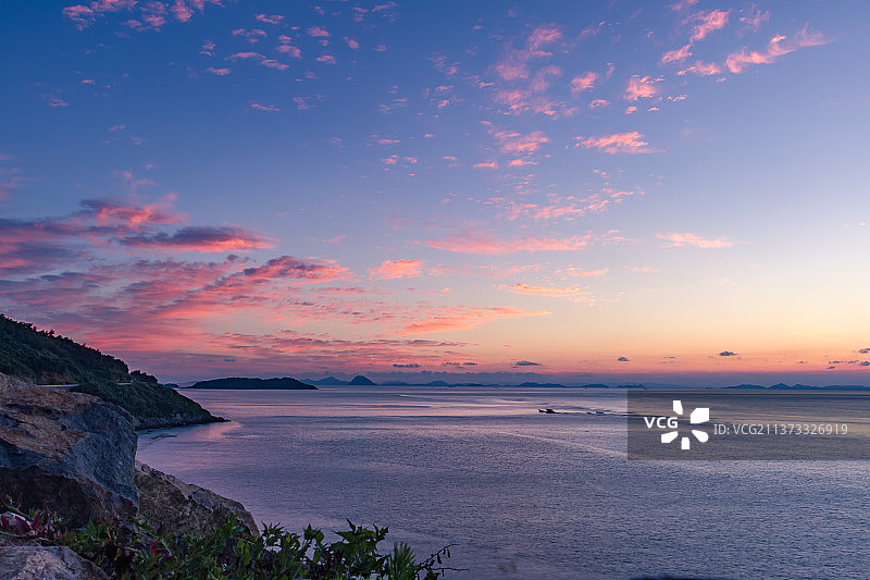 渔舟唱晚(三)--浙江大陈岛图片素材