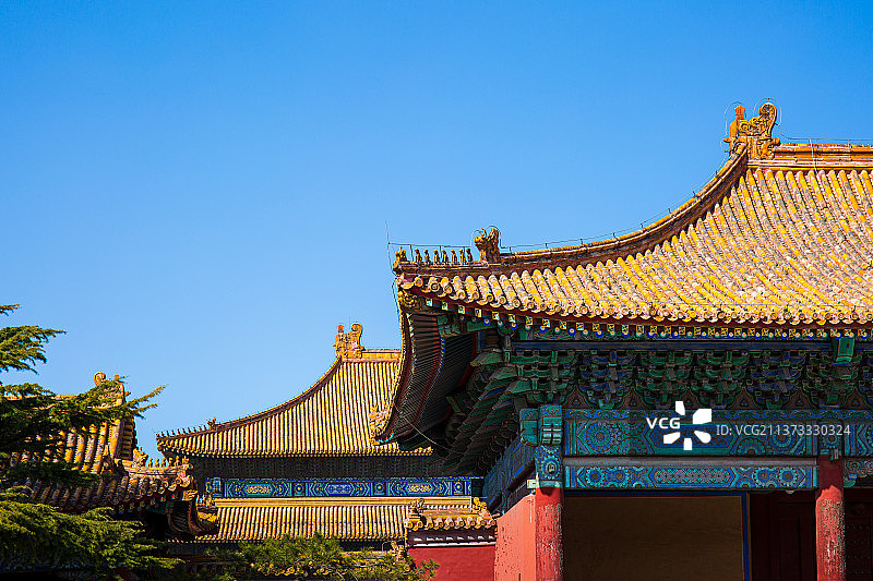 北京劳动人民文化宫里的太庙图片素材