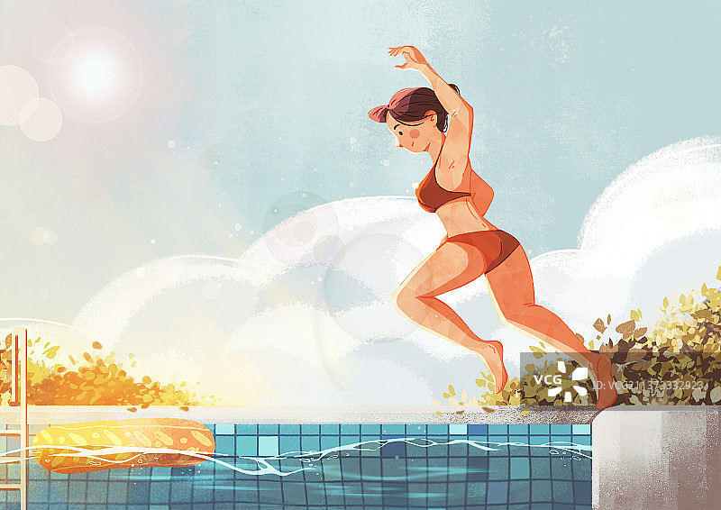 跳水2图片素材