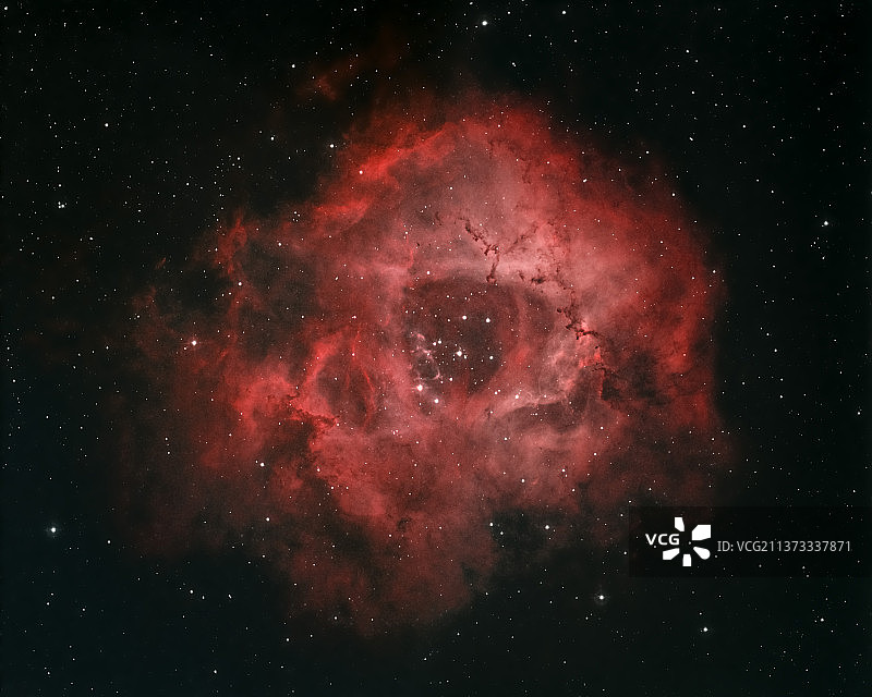 荷兰鲁普亨的玫瑰星云夜空图片素材