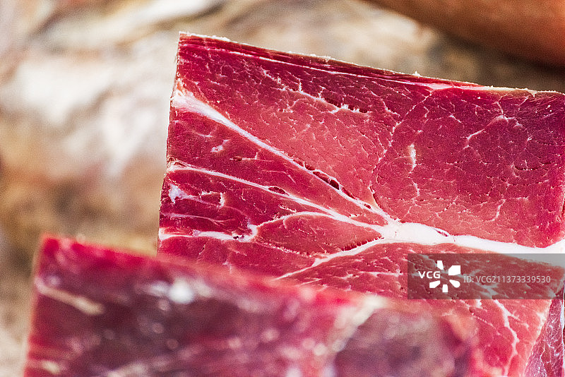 云南特色美食宣威火腿的特写图片图片素材