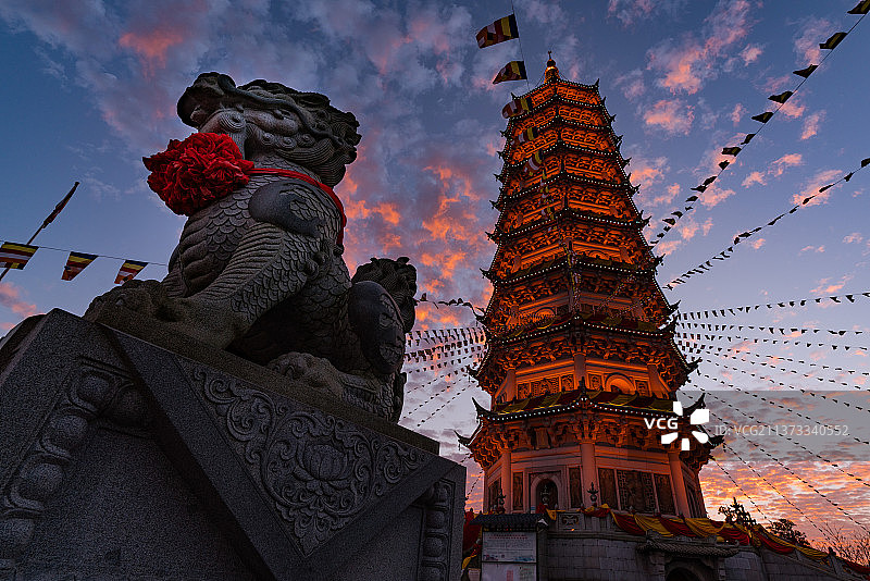 沙县淘金山舍利塔图片素材