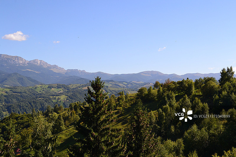罗马尼亚莫耶丘德苏斯山脉风光图片素材