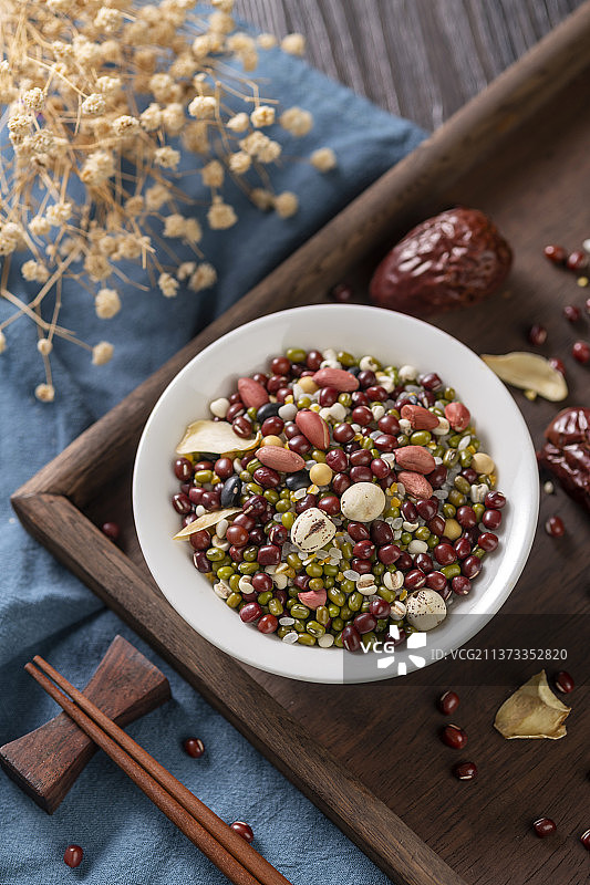 腊八米腊八蒜腊八节美食特写图片素材