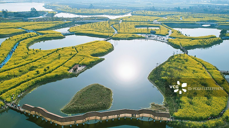 成都彭山区五湖四海景区图片素材