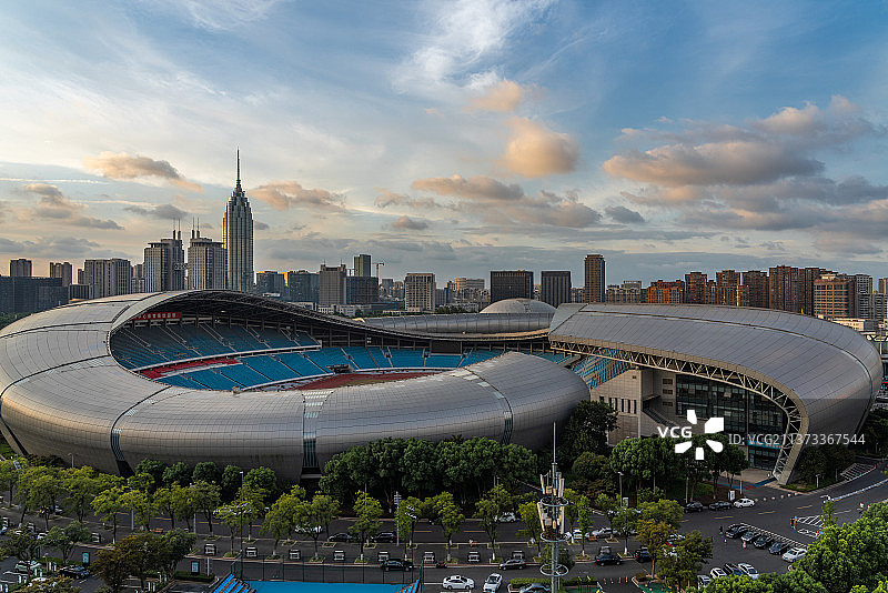 常州新北城市风光奥体中心传媒中心大厦图片素材