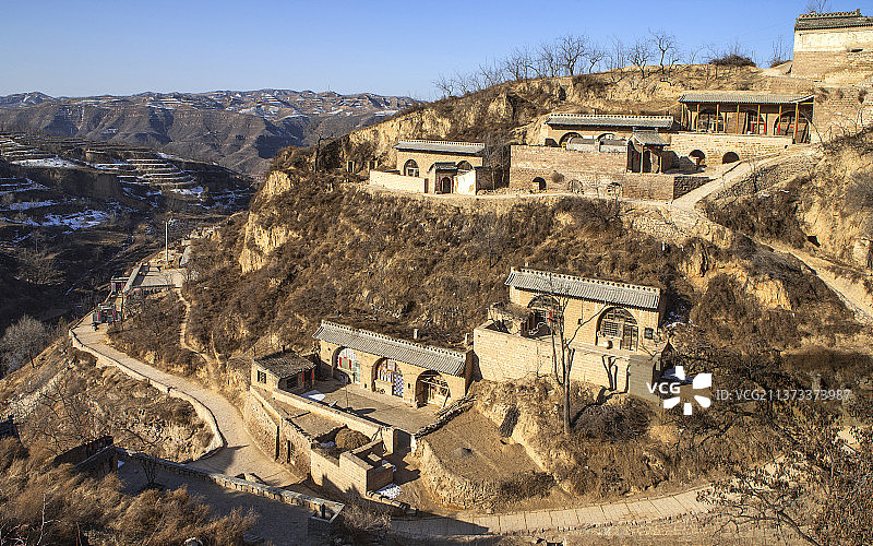 陕北山村图片素材