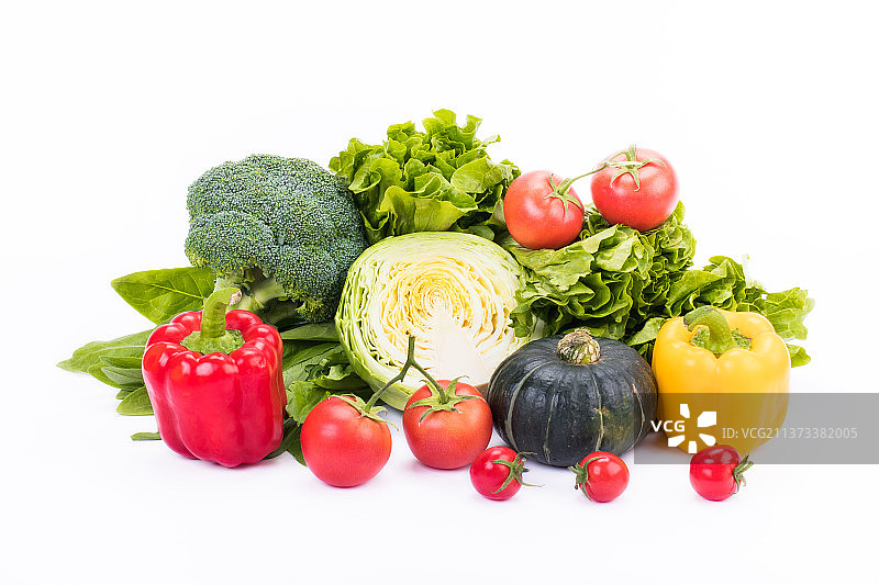 影棚拍摄蔬菜图片素材
