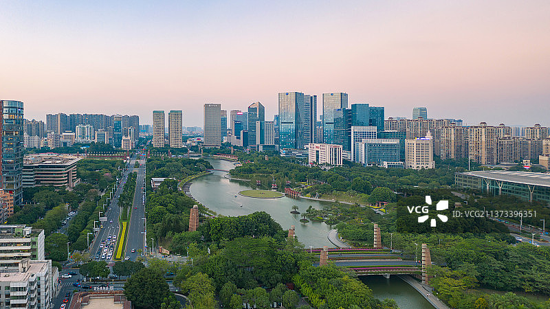 广东佛山千灯湖公园图片素材