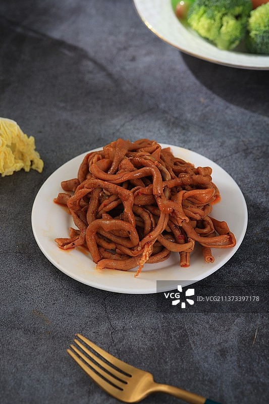 麻辣鸭肠拍摄素材图图片素材