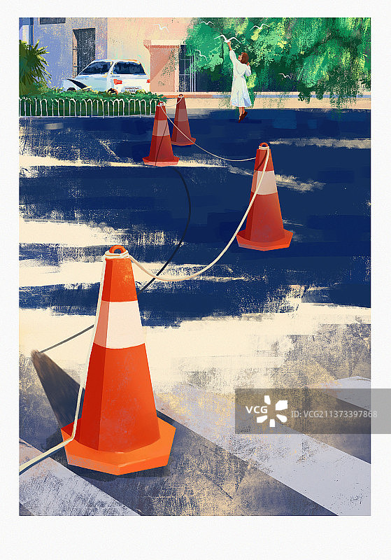 树荫下图片素材