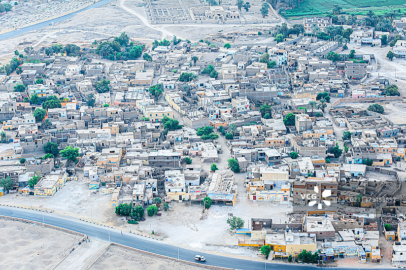 卢克索的村庄图片素材