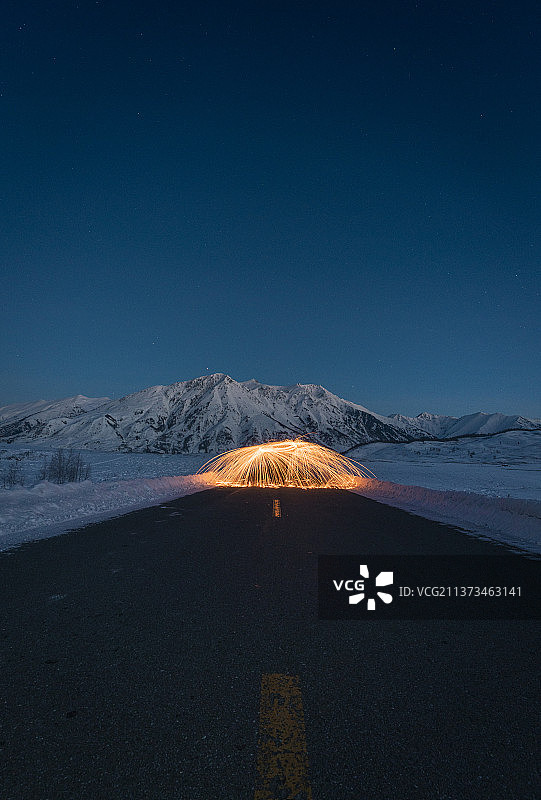 雪山景色图片素材