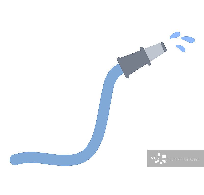 消防水枪喷水图片素材