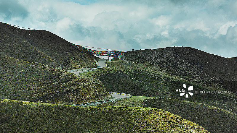 青海湖南青山上图片素材