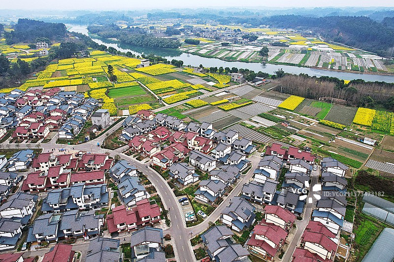 乡村新貌！图片素材