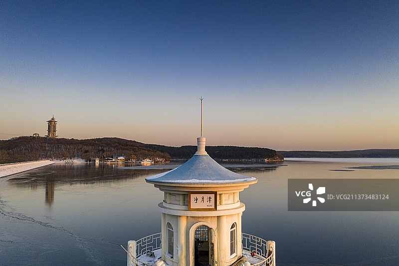 长春净月潭图片素材