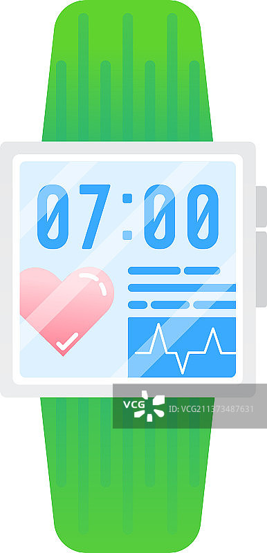 智能腕表追踪器独立图标图片素材