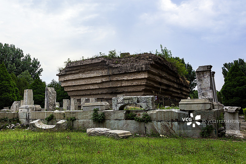 圆明园遗址图片素材