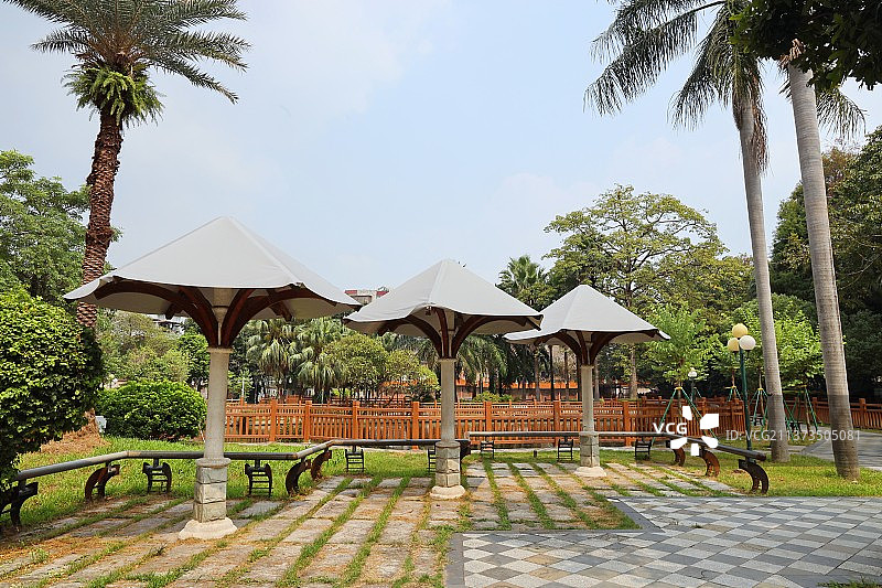 广州番禺西园一角图片素材