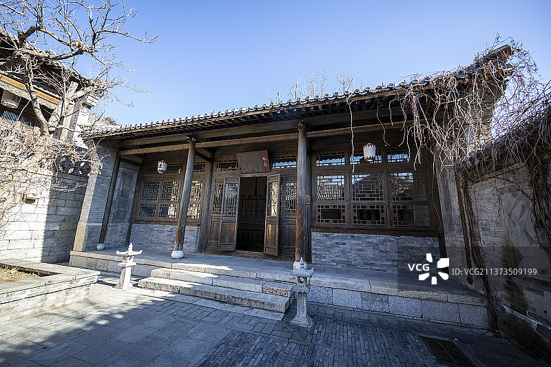 北京密云古北水镇：震远镖局账房图片素材