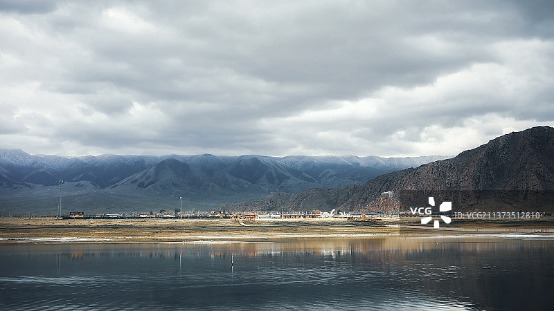巴里坤湖图片素材