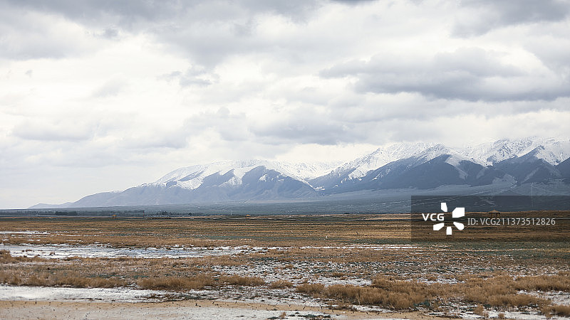 巴里坤湖图片素材
