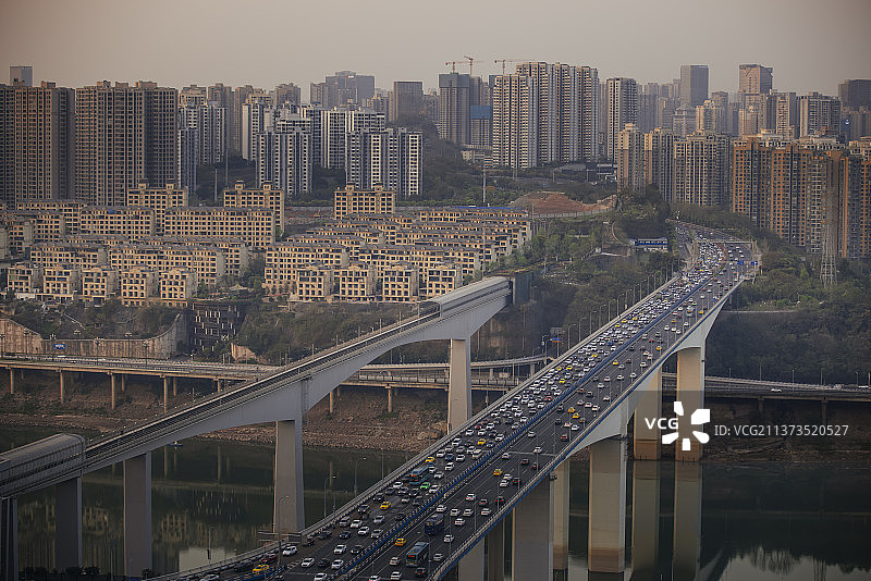 重庆嘉陵江沿江景观图片素材