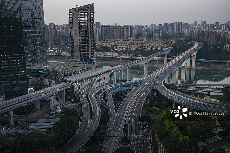 重庆嘉陵江沿江景观图片素材