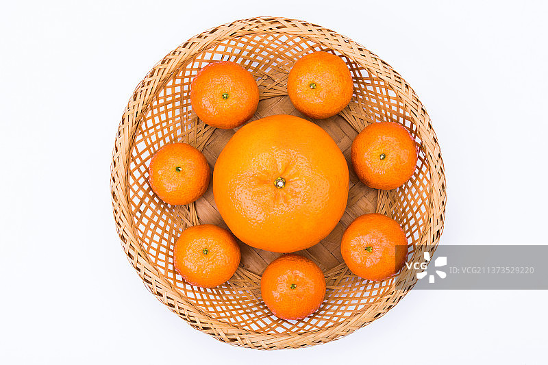 影棚拍摄橘子图片素材
