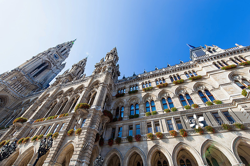 维也纳市政大厅建筑图片素材