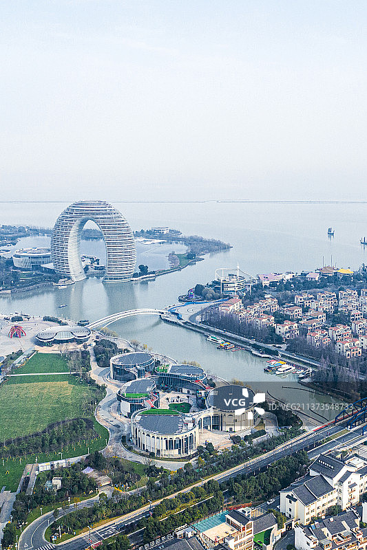 太湖旅游度假区+浙江省湖州市吴兴区太湖旅游度假区-竖幅图片素材